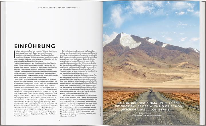 Actual product image Bildband Die 50 schönsten Reisen von (German, The Lonely Planet, Marion Matthäus, Christian Rochow, 2024)