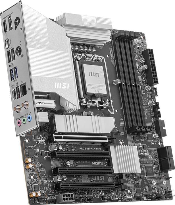 Productafbeelding MSI PRO B860M-A WIFI (LGA 1851, Intel B860, mATX)