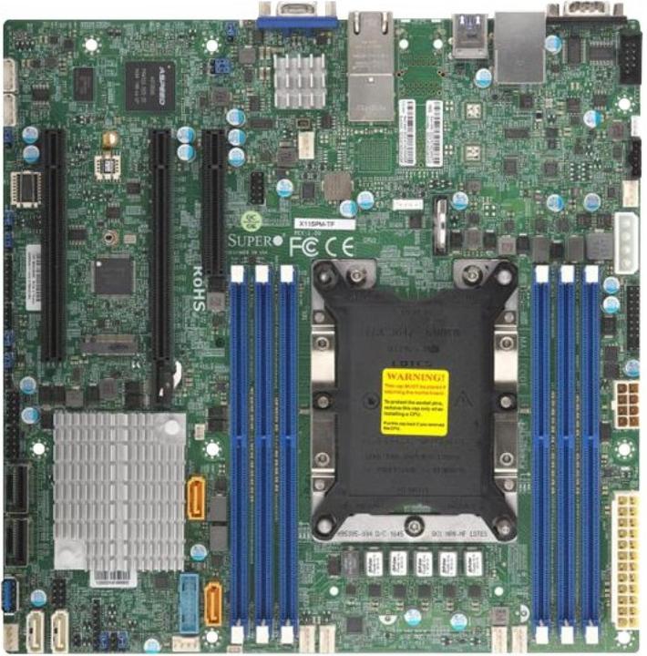 Supermicro X11SPM-TF - Motherboard - micro ATX (Socket P, Intel C622, mATX)