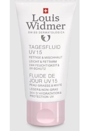 Actual product image Louis Widmer Soleil Day Fluid UV 15 UnParfumé 50 ml (50 ml, Face fluid, SPF 15)