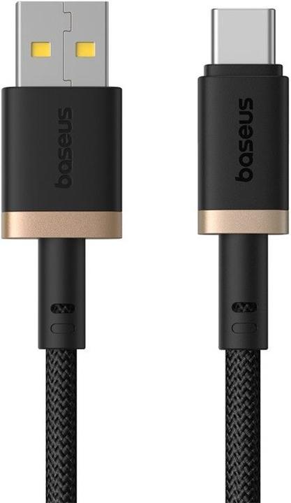 Image du produit Baseus Dura USB type A vers type C 60 W câble de charge rapide 2 m noir or (2 m, USB 3.0)