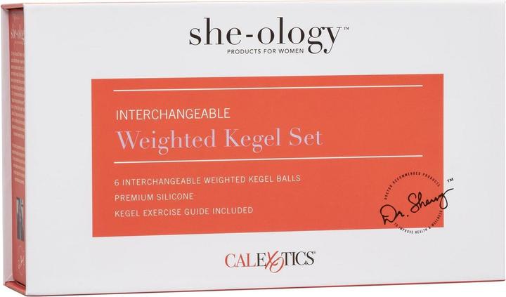 Productafbeelding CalExotics She-ology® Verwisselbare Verzwaarde Kegel Set