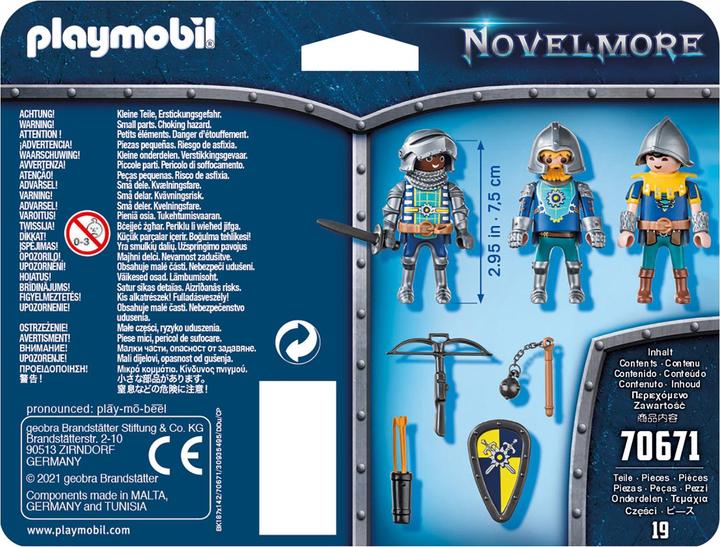 Produktbild Playmobil 3er Set Burnham Raiders (70672, Playmobil Novelmore)