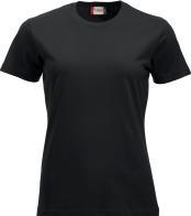 Damen T-Shirt Clique Classic-T 029361, Baumwolle, schwarz, Grösse XL (XL)