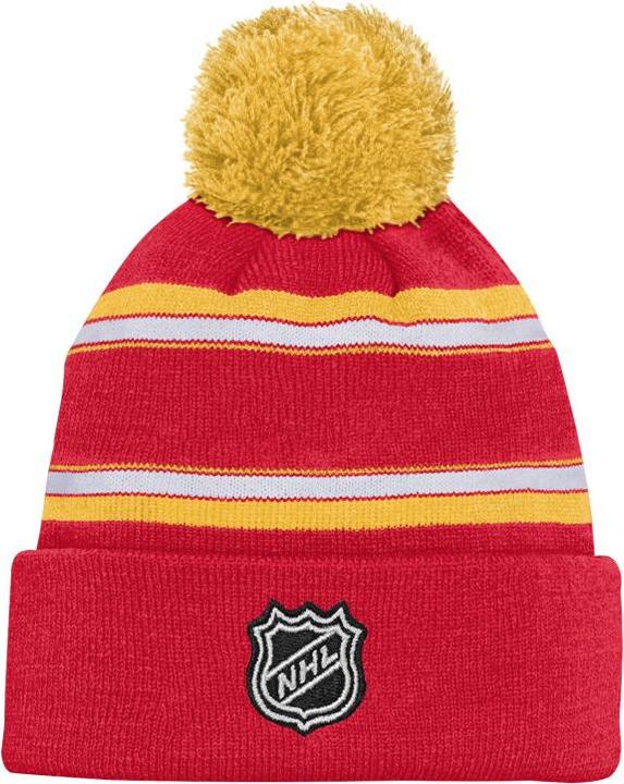 Actual product image Outerstuff JR bobble hat with jacquard knitted cuffs (Carolina)