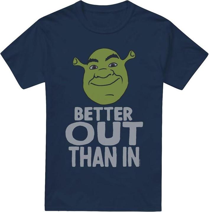 Actual product image Shrek Mens Better Out Than In T-Shirt (4XL)