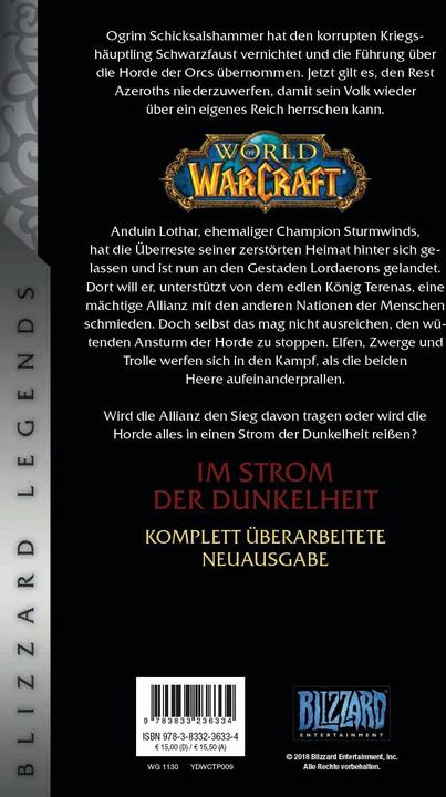 Produktbild Panini World of Warcraft: Im Strom der Dunkelheit (Deutsch, Aaron Rosenberg, 2018)