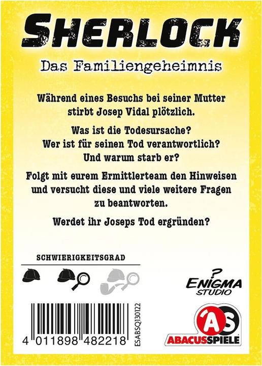Produktbild Abacus Sherlock – Das Familiengeheimnis (Deutsch)