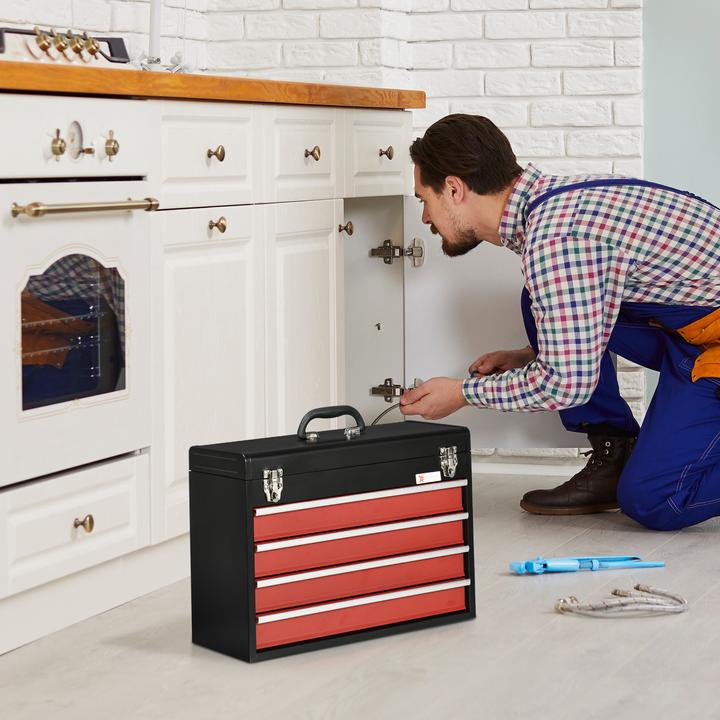 Actual product image Durhand Toolbox with 4 drawers (1 pieces)