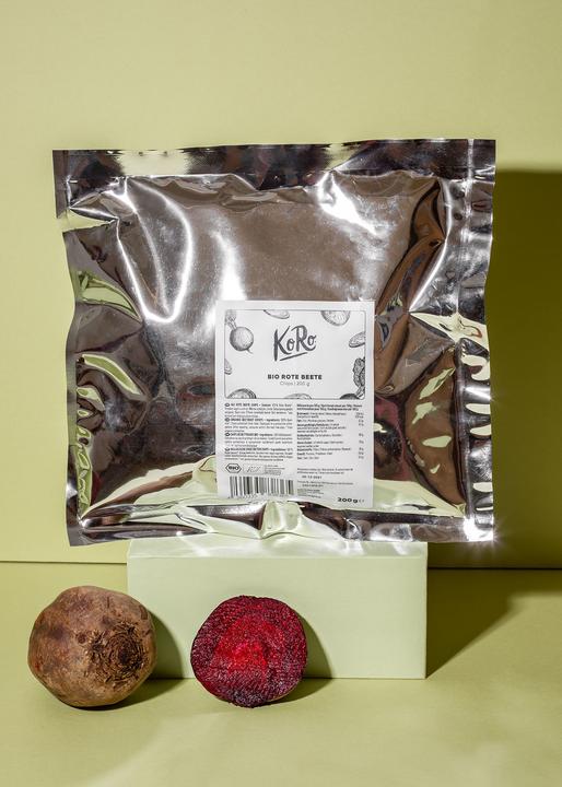 Immagine prodotto KoRo Patatine secche di barbabietola biologica (200 g)
