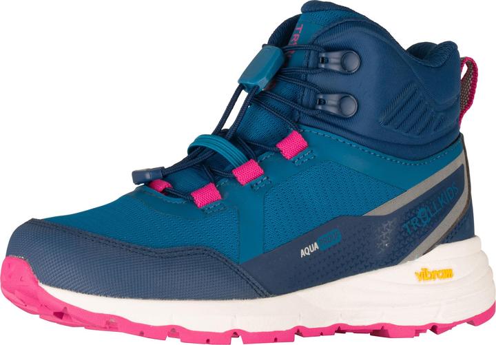 Madeira Blue, Harbor Blue, bright pink