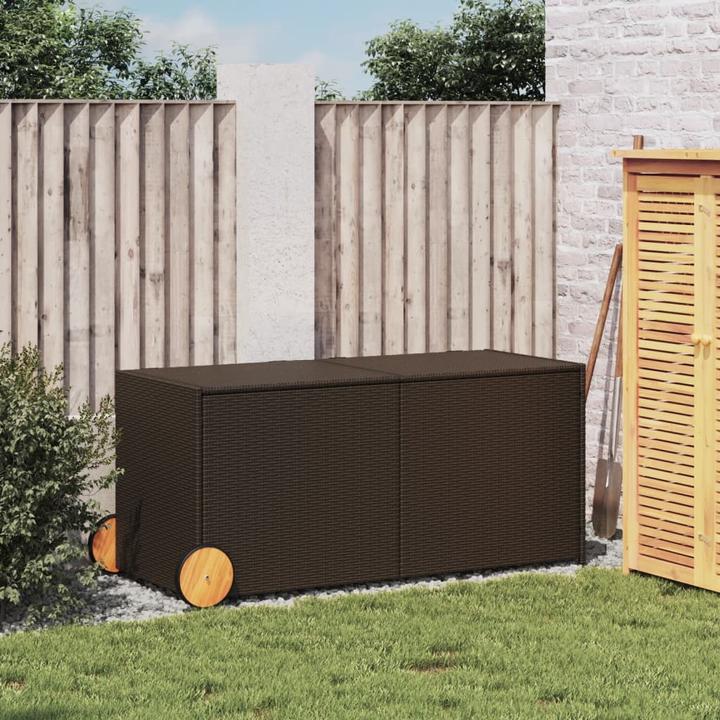 Image du produit VidaXL Gartentruhe mit Rollen 283L