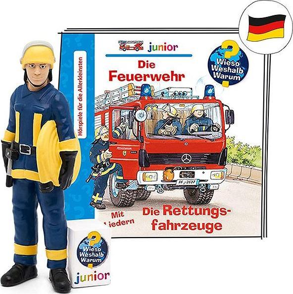 Produktbild Tonies Wieso Weshalb Warum Junior Die Feuerwehr/Die Rettungsfahrzeuge (Deutsch)