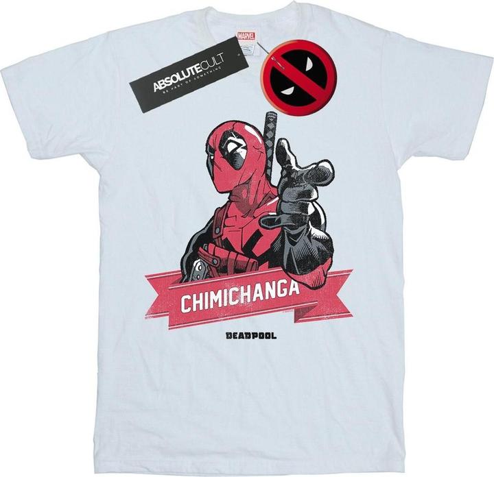Deadpool Chimichanga Finger TShirt (3XL)