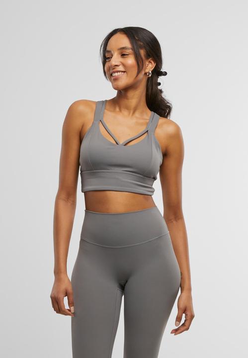 Actual product image Urban Classics Ladies Sports Bra crossed - 191799 (M)