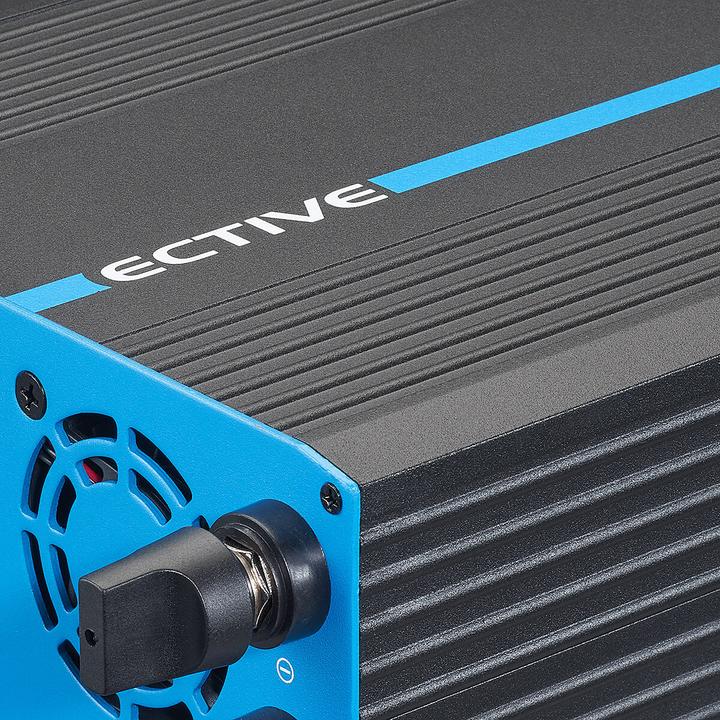 Image du produit Ective CSI 20 Sinus-Wechselrichter 2000W 12V mit Netzvorrangschaltung und Ladegerät (CH-Stecker)