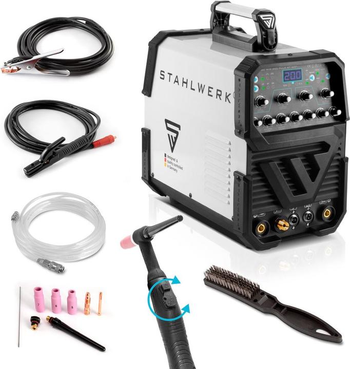 Produktbild Stahlwerk Schweissgerät AC/DC WIG 200 Puls ST IGBT / 200 A
