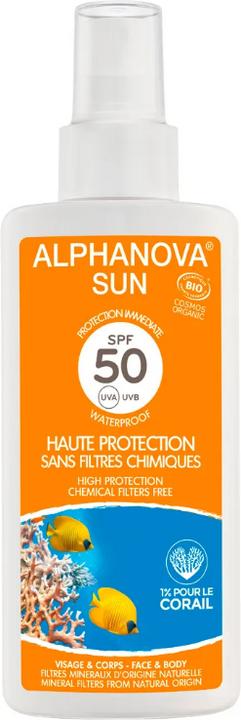 Alphanova SUN Spray Bio SPF50 without nanoparticles (Sun spray, SPF 50, 125 ml, 156 g)