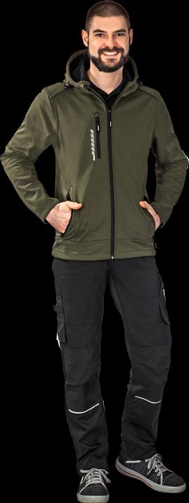 Actual product image Planam Outdoor Hawk softshell jacket olive size XS (XS)