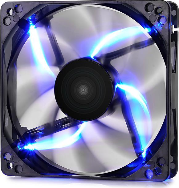 Actual product image Deepcool 120 mm case ventilation fan, "Wind Blade 120", transparent, hydro bearing,4 LED's (120 mm, 1 x)