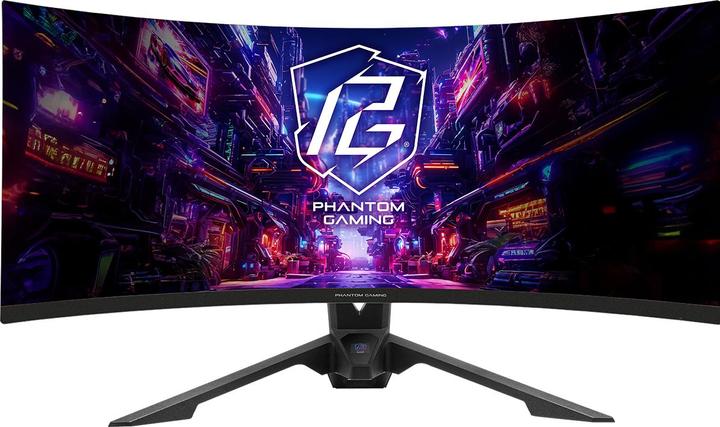 Actual product image AsRock ECRAN INCURVÉ 34 PHANTOM GAMING PG34QRT2B WQHD 180HZ (NOIR) (3440 x 1440 pixels, 34")