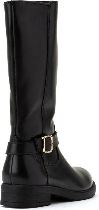 Actual product image La Redoute Collections Leather Riding Boots with Zipper (38)