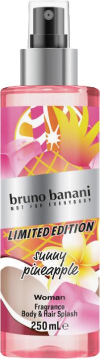 Coty BRUNO BANANI Woman Sunny Pineapple Limited Edition BODY & HAIR MIST 250ml (Körperlotion, 250 ml)