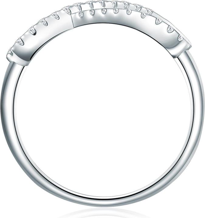 Actual product image Trilani Ladies sterling silver cubic zirconia silver - 26769 (56, 925 Silver)