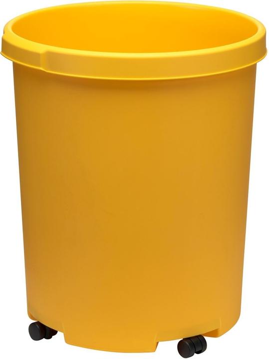 Han KLASSIK XXL 1836-15 Wastebasket 50 l (Ø x H) 430 mm x 490 mm Polypropylene Yellow 1 pc. (50 l)