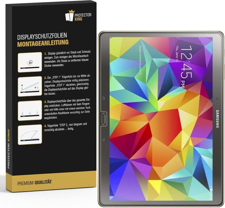 Produktbild Protectorking 6x Panzerfolie Anti-Shock HD Klar (6 Stück, Galaxy Tab S 10.5)