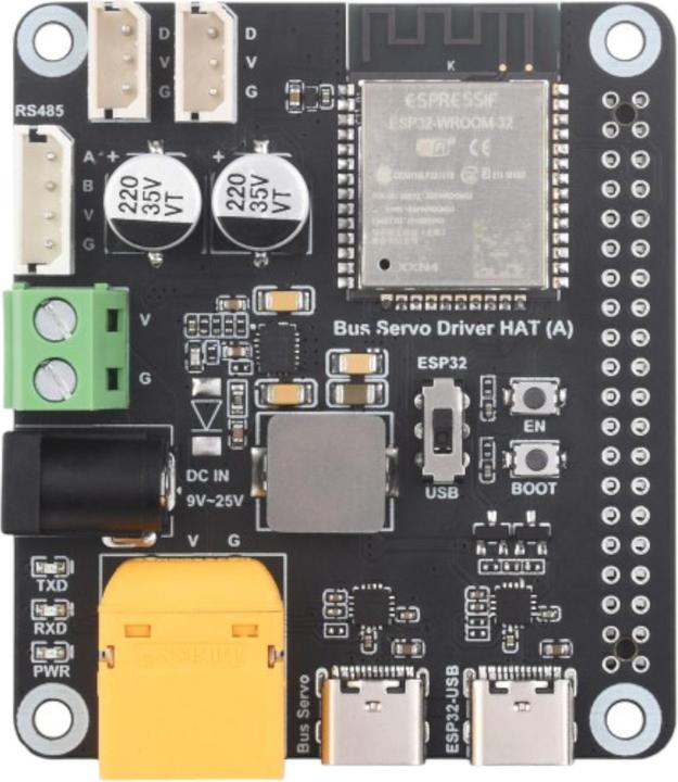 Actual product image WaveShare Serial Bus Servo Driver HAT