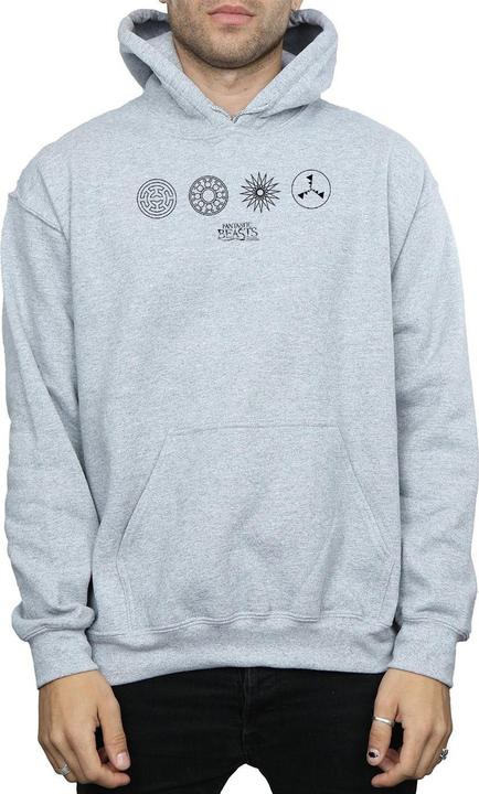 Produktbild Fantastic Beasts Circular Icons Kapuzenpullover (L)