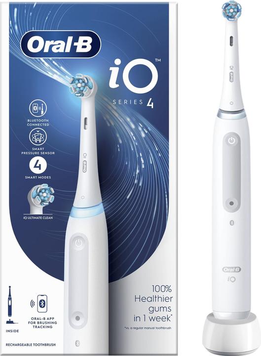 Actual product image Oral-B iO Series 4 Blanc (Oscillating toothbrush)