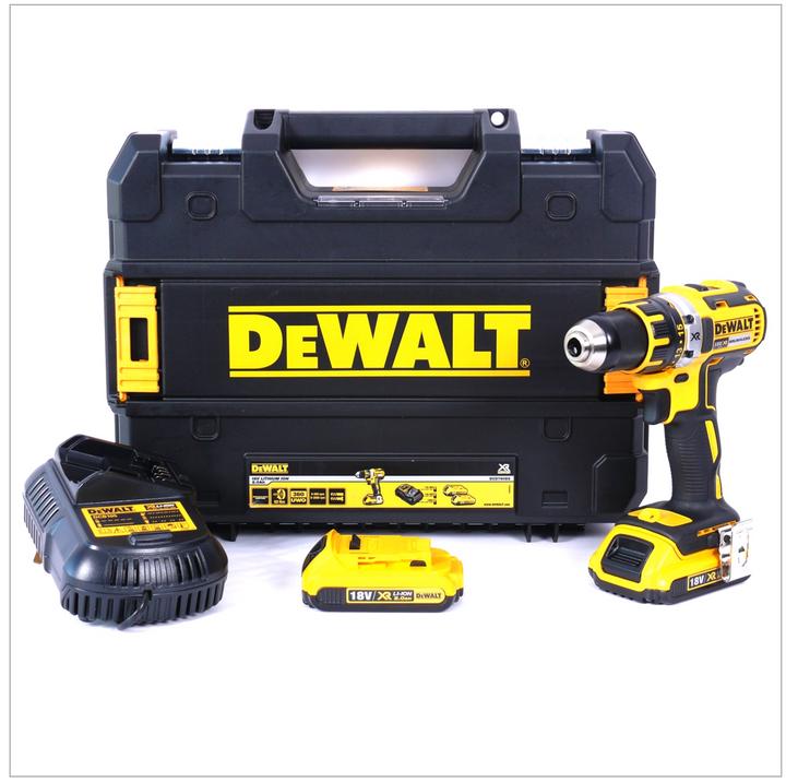 Image du produit DeWalt Perceuse compacte sans balais 18V 2Ah (Fonctionnement sur batterie)