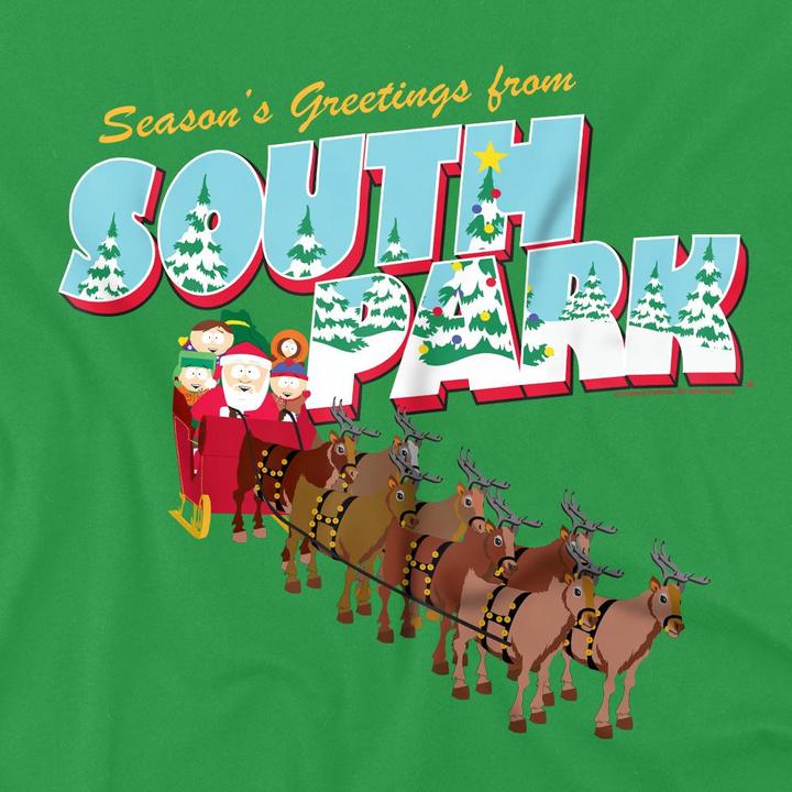 Immagine prodotto Ubisoft Season's Greetings Maglietta Natale Cartman e Kenny Uomo (4XL)
