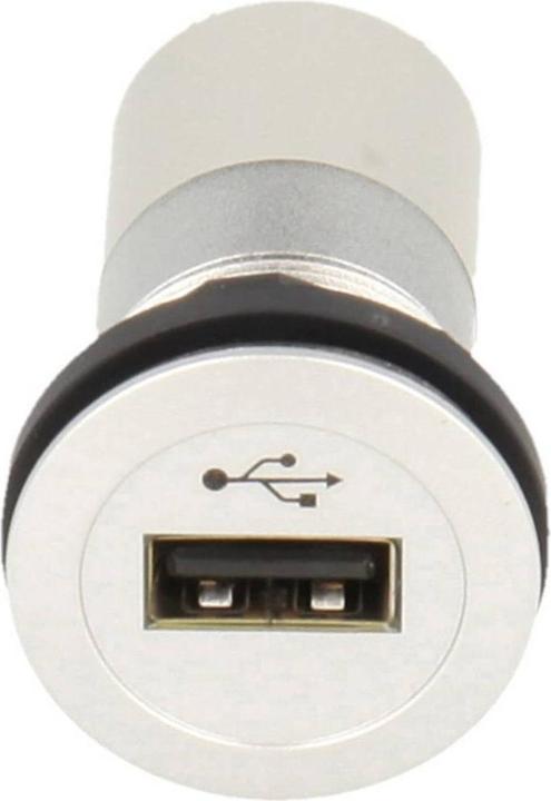 Image du produit Schlegel Prises USB encastrées 2.0 femelle, encastrées avec bague de couleur LED : bleu RRJ USB AA B Schleg