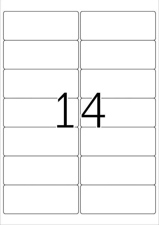 Actual product image HERMA Address labels A4