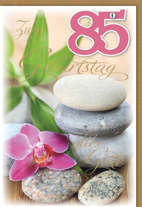 Image du produit Braun + Company Carte d'anniversaire Orchidée 85 11.5 x17 cm (1 pcs)