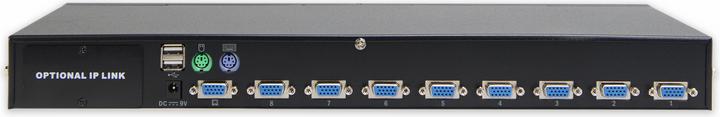 Immagine prodotto Digitus Switch KVM combinato a 8 vie 1 utente 8 PC Slot per modulo IP