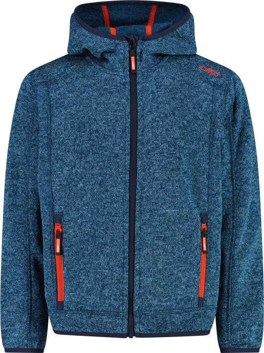 CMP Campagnolo Boy's Jacket Fix Hood Jacquard Knitted
