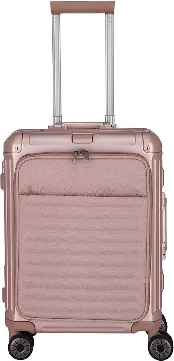 Actual product image Travelite NEXT trolley with front pocket () Rosé (41 l, Hand luggage (up to 50 litres))