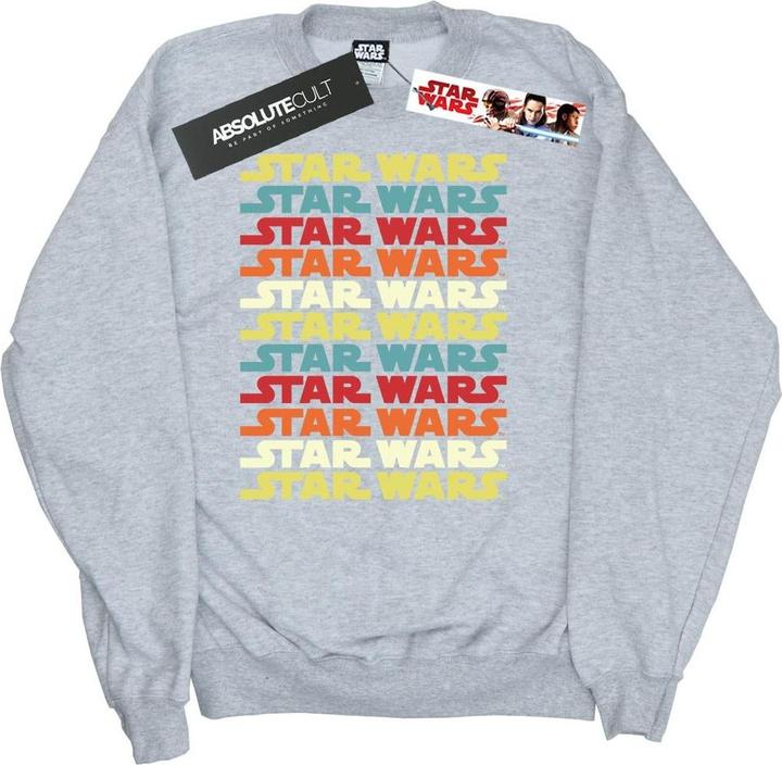 Star Wars Retro Repeat Logo Sweatshirt (S)
