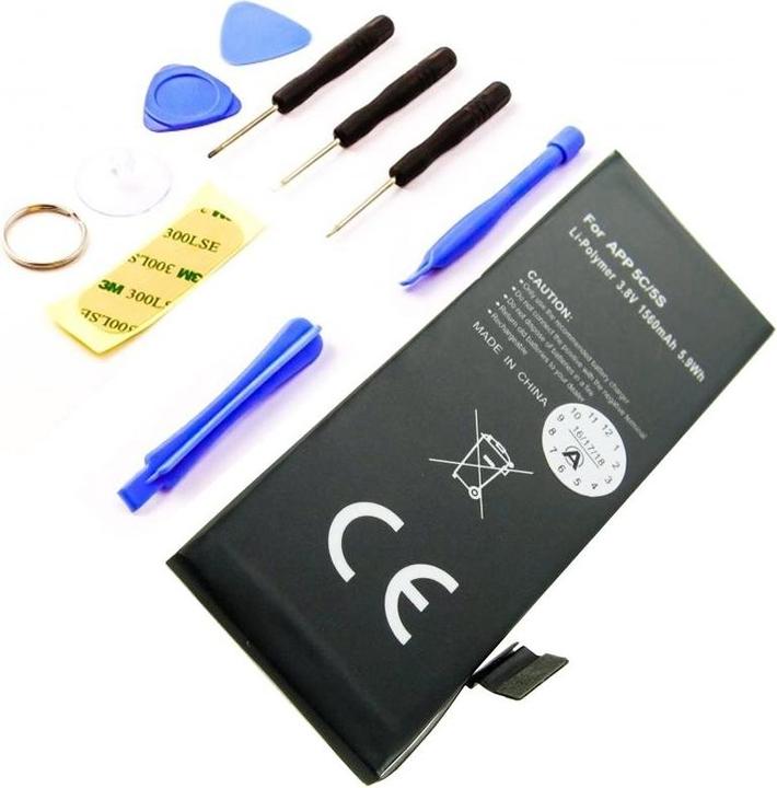 Produktbild AccuCell Akku iPhone 5C, 616-0667, 616-0720 / Akku mit Werkzeug
