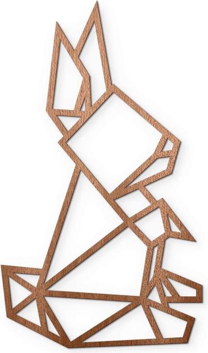 Image du produit Trenddeko Lapin en origami (12 x 20 cm)