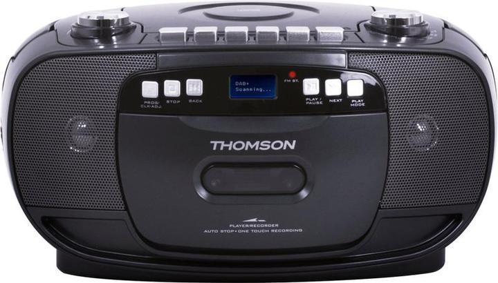 Thomson RK200DAB - Draagbare Radio CD speler - DAB+ - Casette - Zwart (DAB+ DAB)