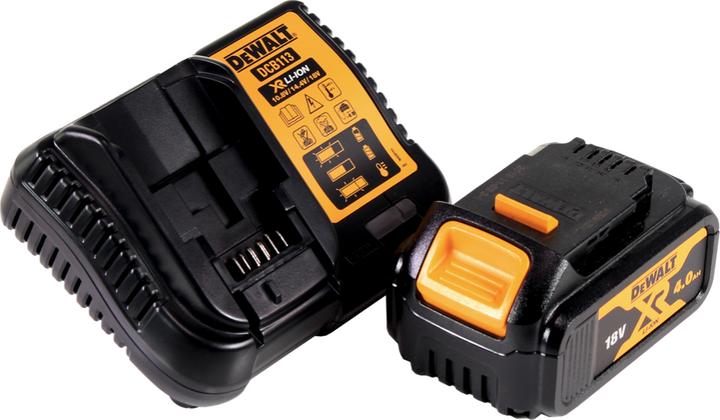 Produktbild DeWalt DCE 530 M1 Akku Heissluftpistole 18V 530°C + 1x Akku 4,0Ah + 1x Lader + Flächen- und