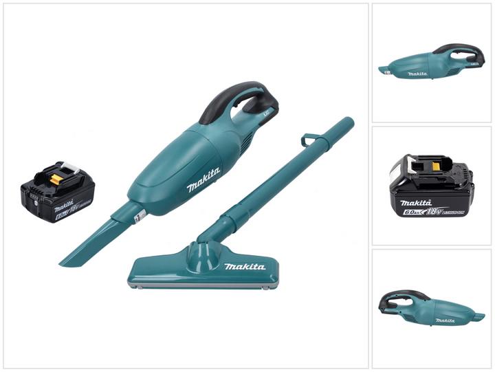 Produktbild Makita DCL 180 G1 Akku Staubsauger 18 V Grün + 1x Akku 6,0 Ah - ohne Ladegerät