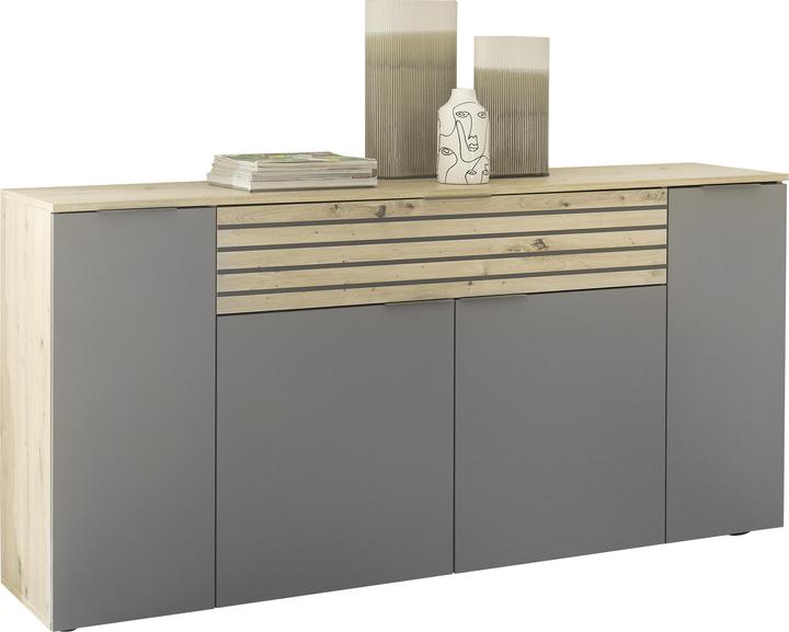 Actual product image HBZ-Meble HBZ Meble BZ 5110 Sideboard Wood-based material grey/brown