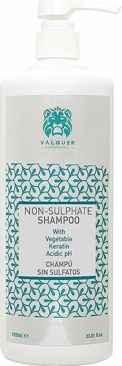 Image du produit Valquer Válquer Profesional Shampooing sans sulfate pour cuir chevelu sensible avec kératine végétale et (1000 ml, Shampoing liquide)