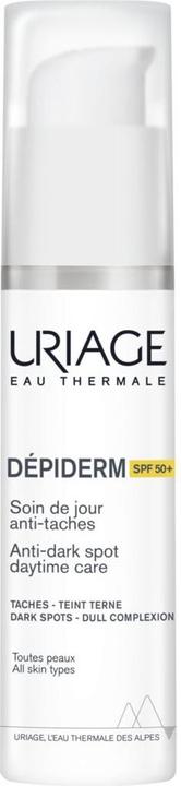 Uriage Dépiderm Anti-Flecken Tagespflege LSF50+ Fl 30 ml (Sonnencreme, SPF 50, 30 ml, 66 g)